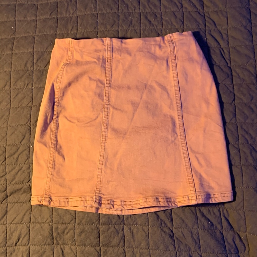 Light pink pencil skirt